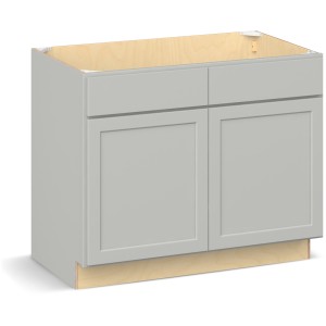 RELIABILT Parkstone II Sink Base, Light Gray, 42" W, 2 Doors, Fully Assembled - 649998 | Lowe's Pro Supply